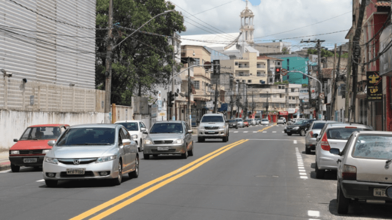 Jardim América recebe sinalização horizontal após a recuperação asfáltica na Avenida Espírito Santo