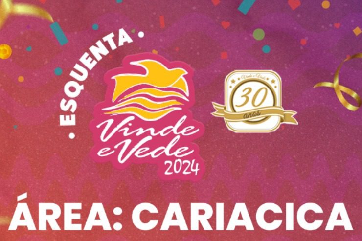 Nova Orla de Cariacica terá “Esquenta Vinde e Vede” nesta sexta-feira