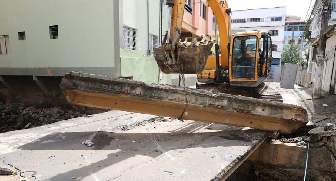 Prefeitura inicia construção de nova ponte em Campo Grande