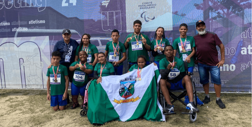 Cariacica é destaque no atletismo com 25 medalhas conquistadas durante o Meeting Paralímpico em Vitória