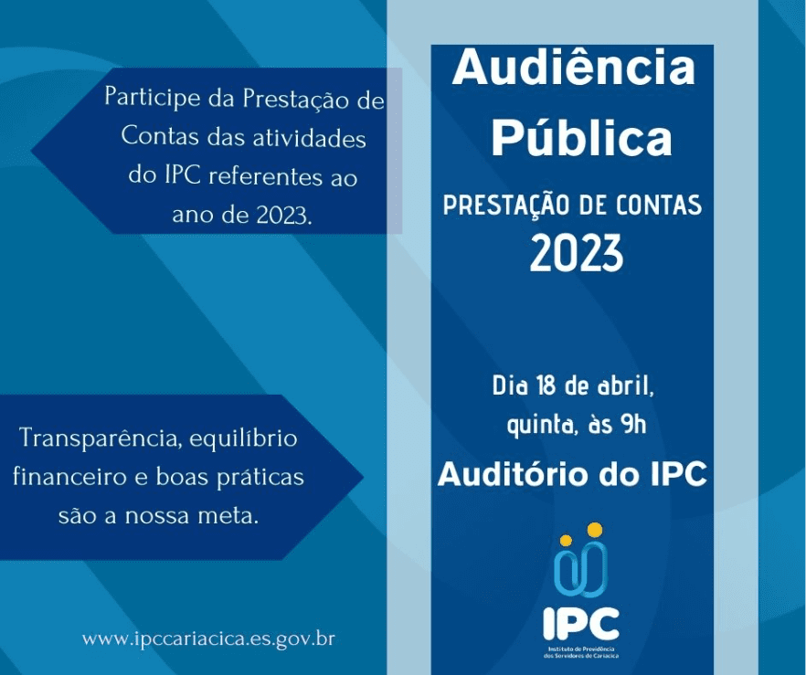 IPC realiza Audiência Pública de Prestação de Contas