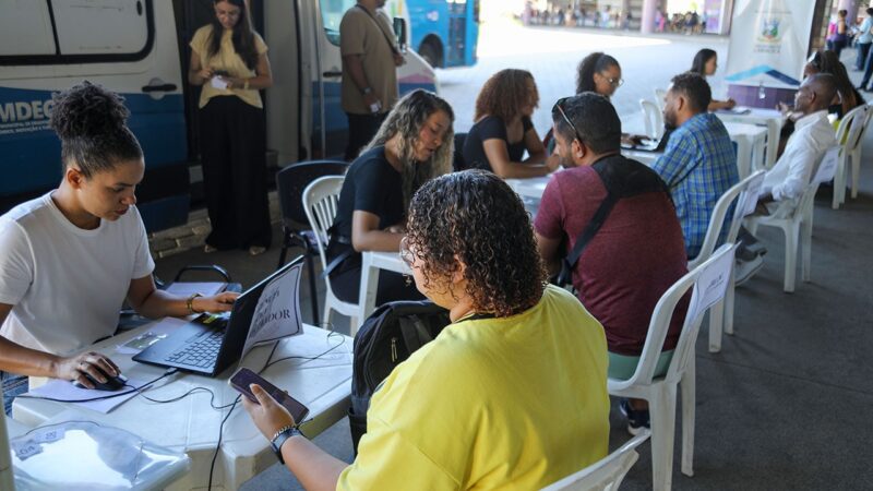 Mutirão do Emprego no Terminal de Campo Grande realiza mais de 300 encaminhamentos para o mercado de trabalho