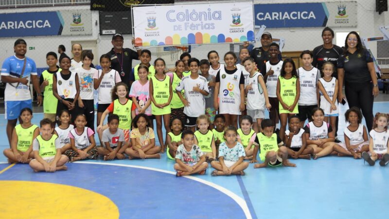 Colônia de Férias 2026 começa na Estação Cidadania-Esportes e segue até o dia 30