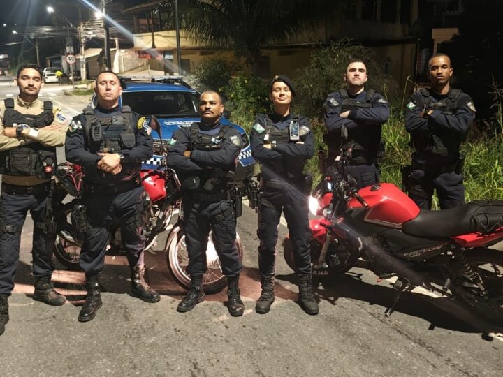 Guarda detém dois suspeitos por roubos de motos na madrugada de sábado (7)