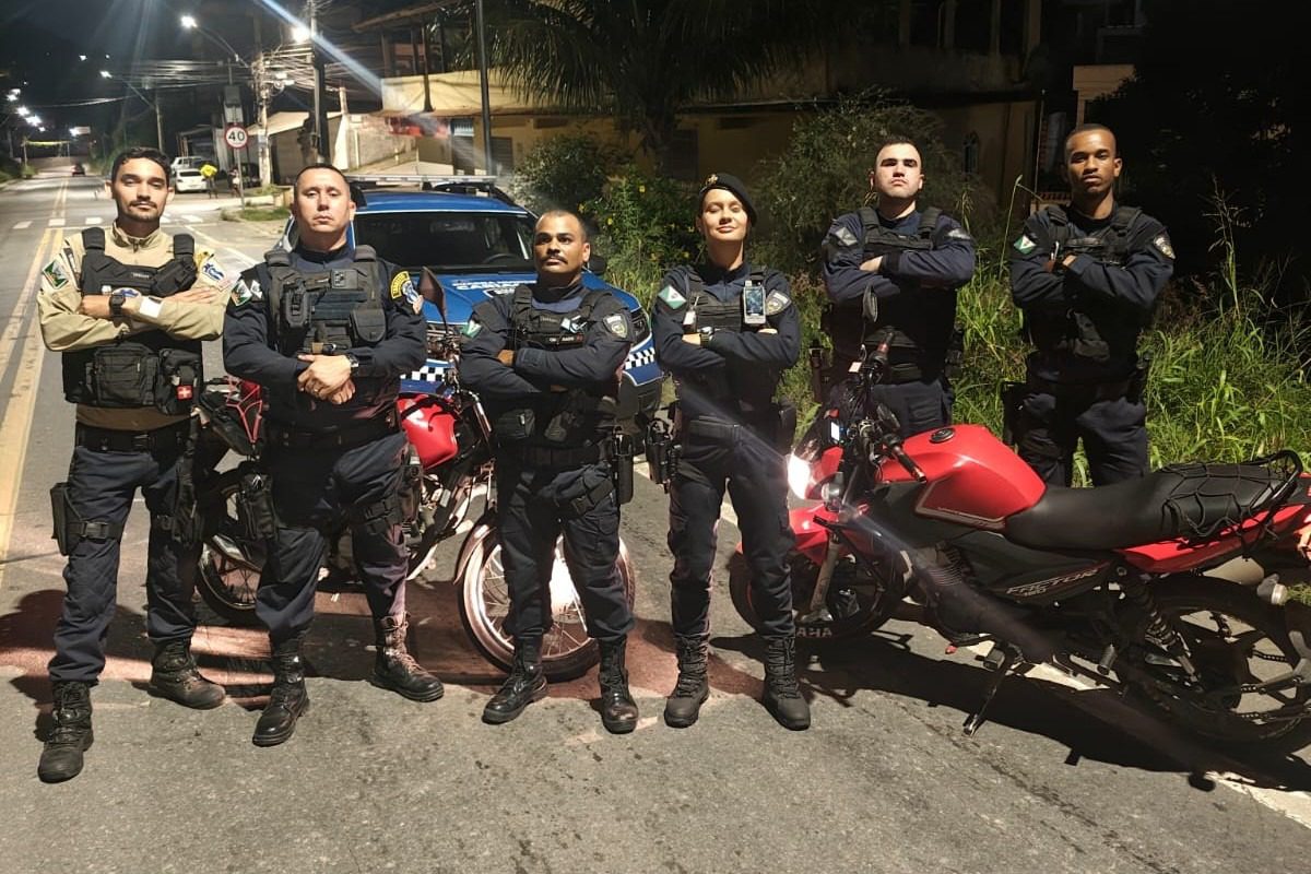 Guarda detém dois suspeitos por roubos de motos na madrugada de sábado (7)