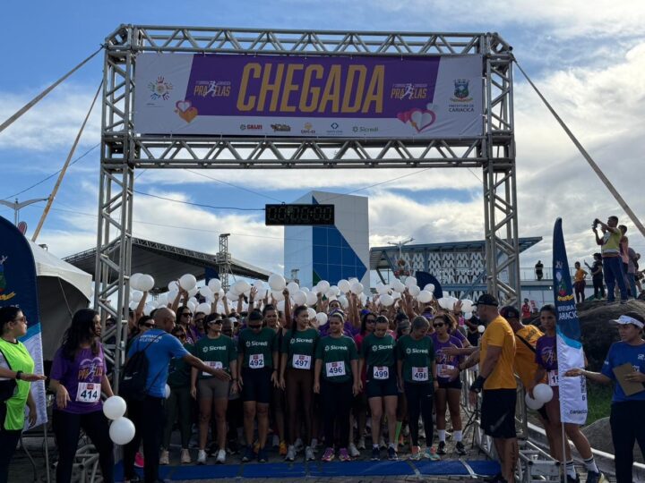 Sucesso de público marca a 1ª Corrida Cariacica Pra Elas na Nova Orla