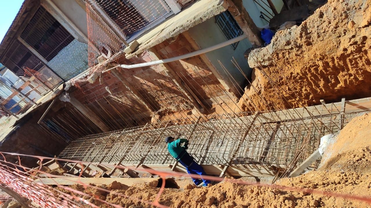 Secretaria executa intervenção para conter riscos e ampliar segurança em Flexal II