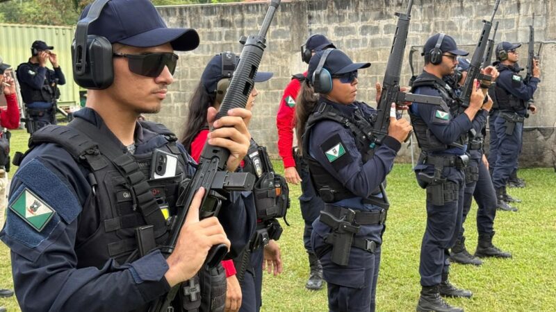 Cariacica investe em qualificação da Guarda Municipal com treinamento de armamento
