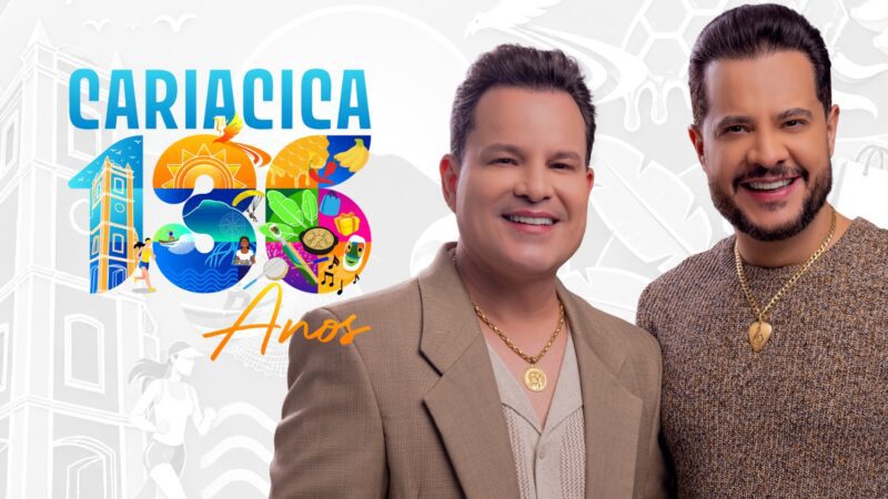 João Neto & Frederico prometem agitar aniversário de 136 anos de Cariacica