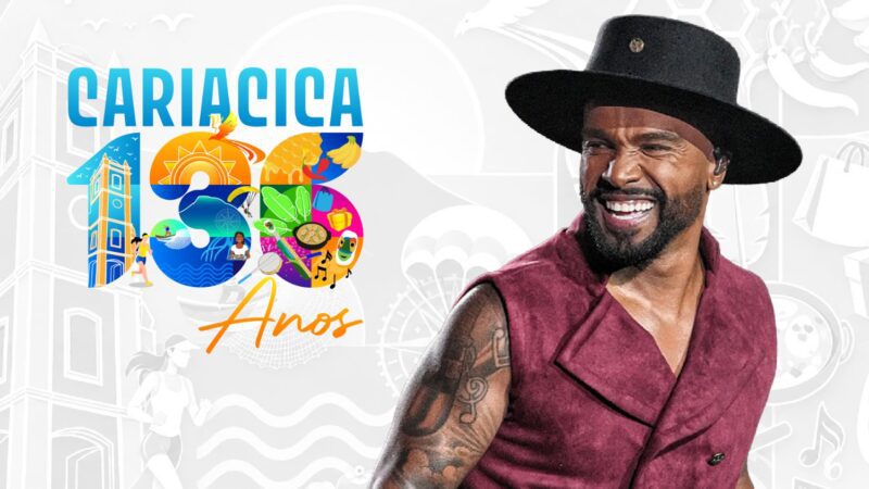 Alexandre Pires é a atração desta sexta-feira na festa dos 136 anos de Cariacica