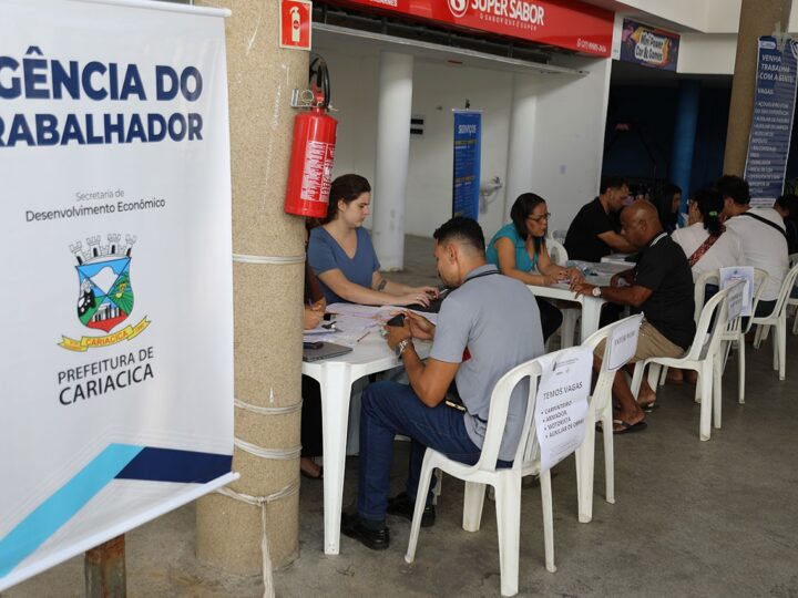 Cariacica alcança marca de 26 mil vagas de emprego ofertadas em seis meses