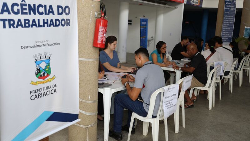 Cariacica alcança marca de 26 mil vagas de emprego ofertadas em seis meses