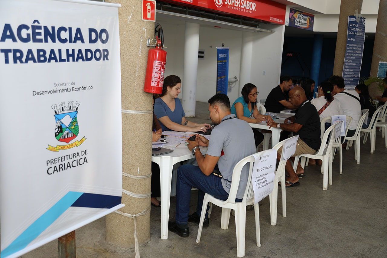 Cariacica alcança marca de 26 mil vagas de emprego ofertadas em seis meses