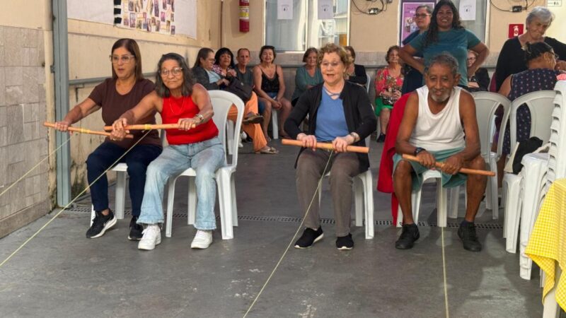 Colônia de férias promove lazer e bem-estar para pessoas idosas nos CCPIs de Cariacica