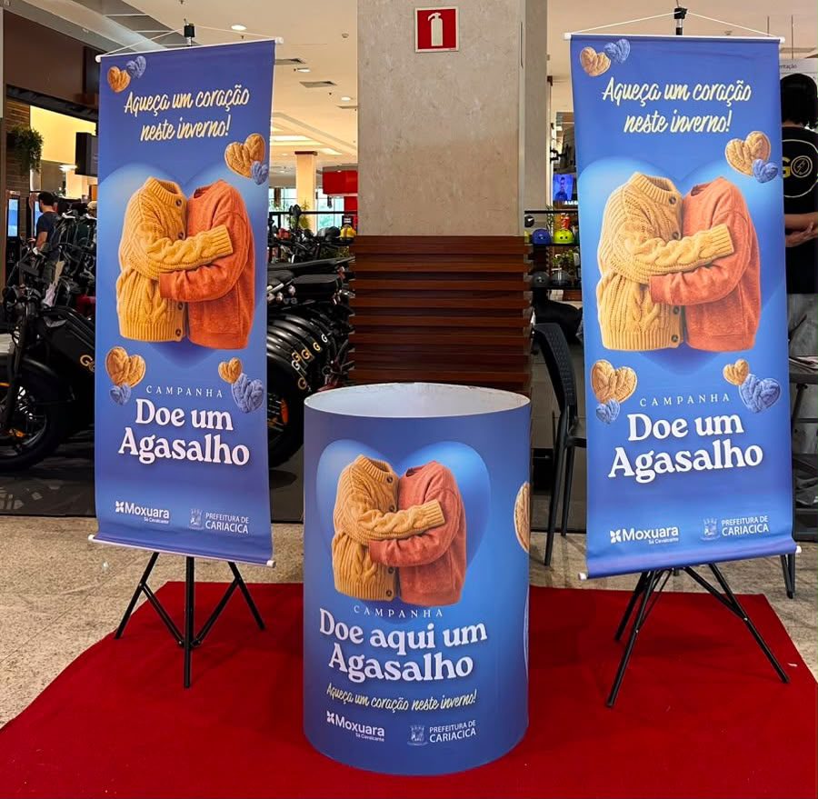 Campanha do Agasalho 2026 amplia arrecadação com ponto de coleta no Shopping Moxuara