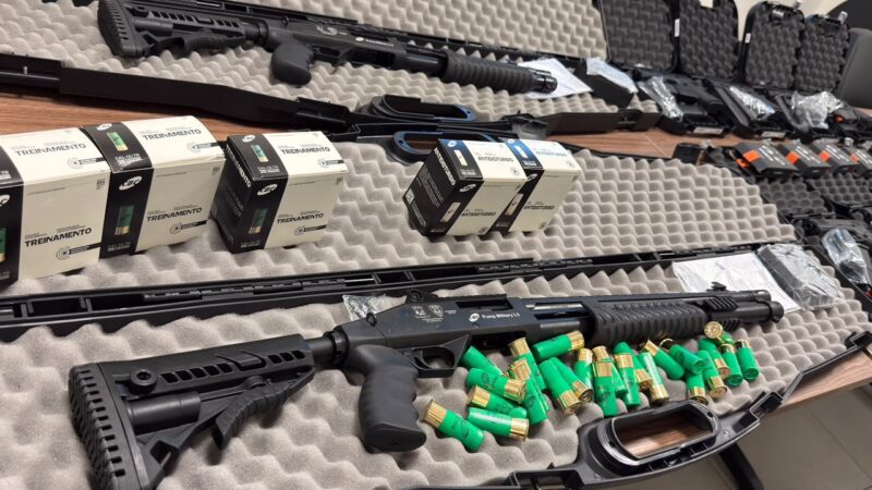 Segurança pública de Cariacica ganha reforço com 50 armas e 13 mil munições