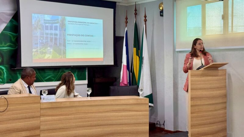 Cariacica apresenta relatório fiscal do segundo quadrimestre de 2026