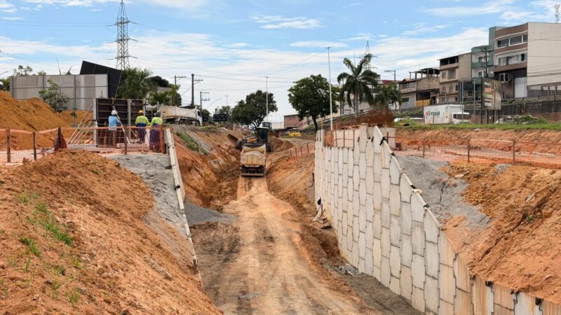 Cariacica avança na construção do mergulhão e viaduto de Alto Lage