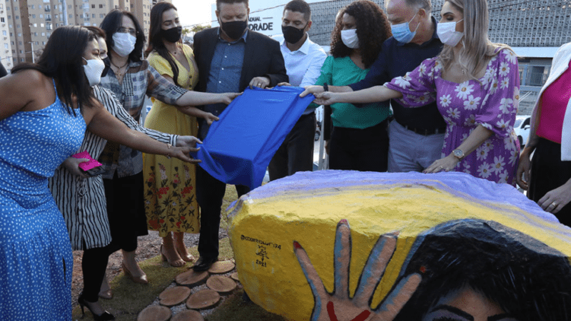 Lançamento da pedra fundamental da Casa da Mulher Brasileira é realizado em Cariacica