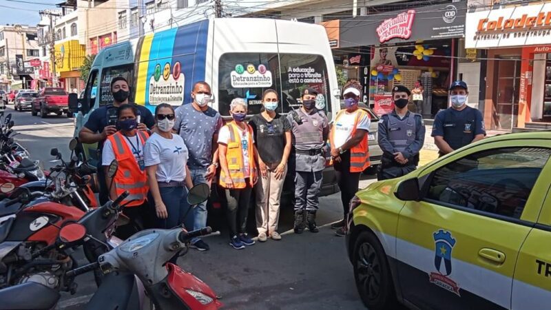 Secretaria de Defesa Social realiza ação educativa de trânsito em Jardim América