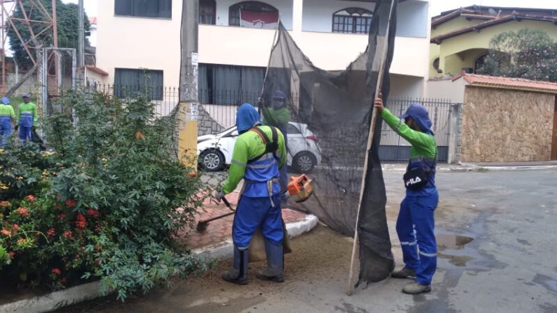 Secretaria de Serviços realiza serviços pelo município nesse domingo (1º)