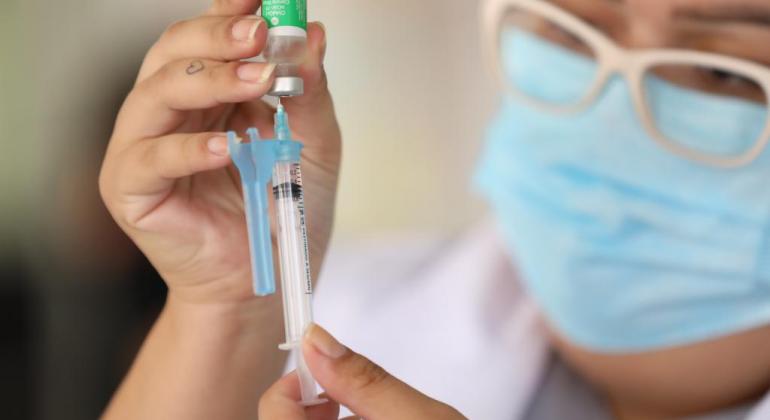 Apae de Cariacica recebeu mutirão de vacinação contra covid-19