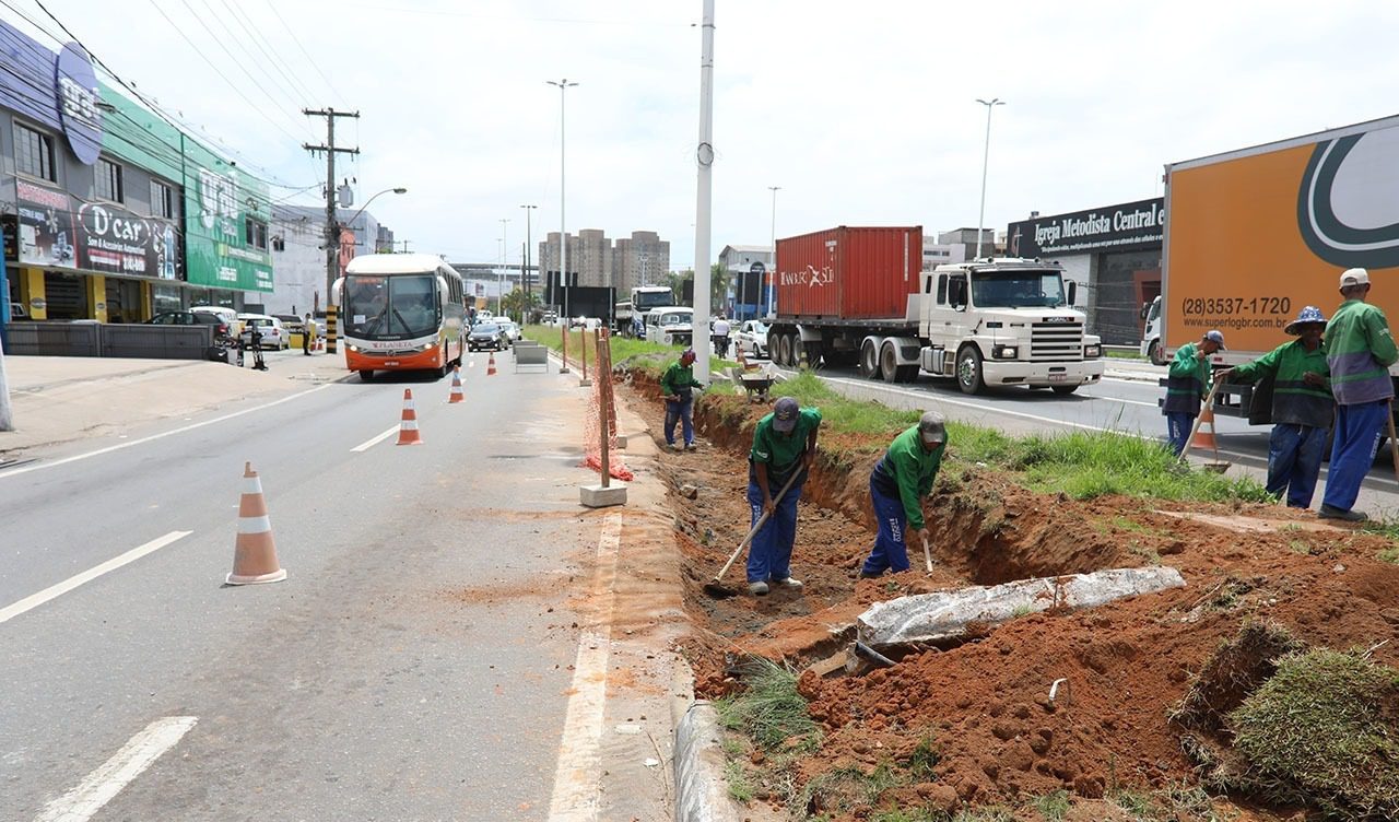 Mais uma faixa para melhorar trânsito no acesso a Campo Grande é criada