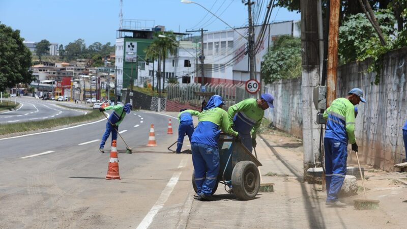 Equipes da prefeitura começam a trabalhar em oito pontos da BR-262