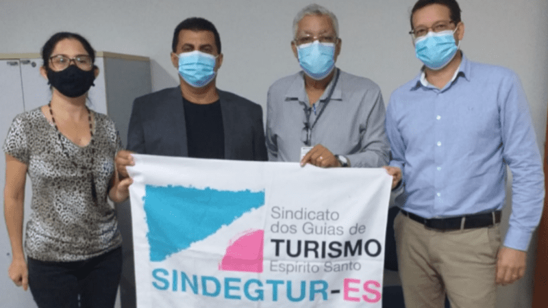 Semdecit recebeu presidente da Sindicato de Guias de Turismo do ES nesta sexta (11)