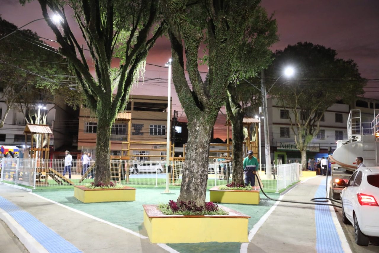Campo Grande ganha praça revitalizada e moderna