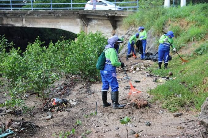 Mutirão de limpeza no manguezal nesta quinta-feira (16)