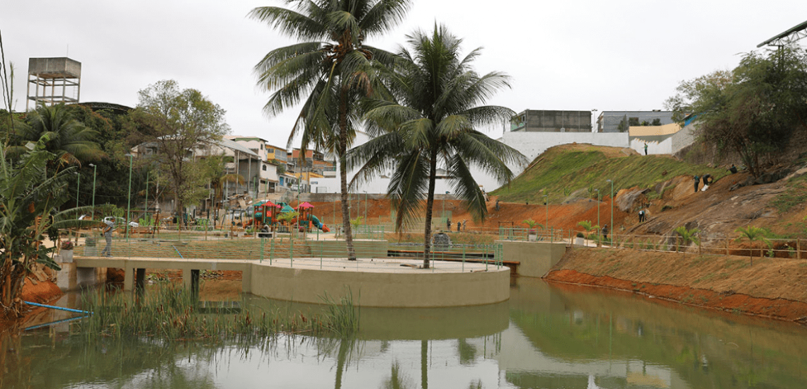 Novo parque com lago e academia será inaugurado amanhã (23) em Jardim América