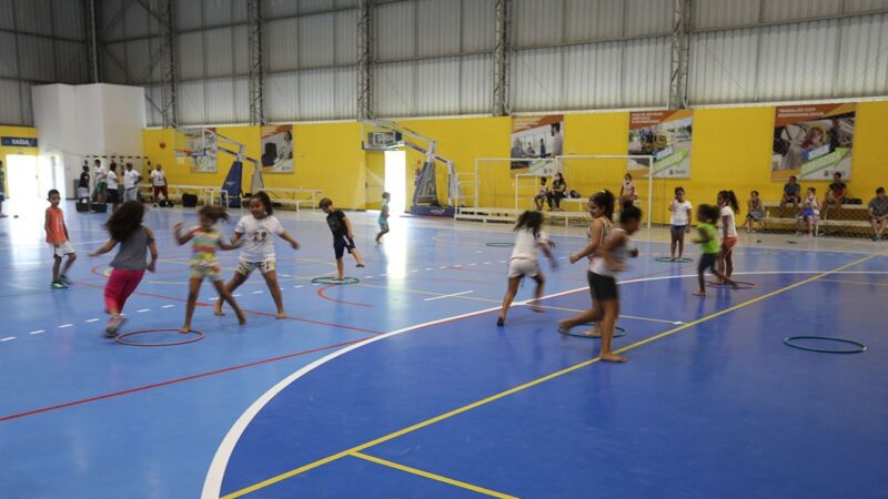 Estação Cidadania-Esporte terá colônia de férias com muitas brincadeiras para a criançada