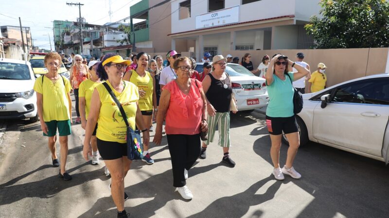 Centro de Convivência para a Pessoa Idosa promove primeira caminhada