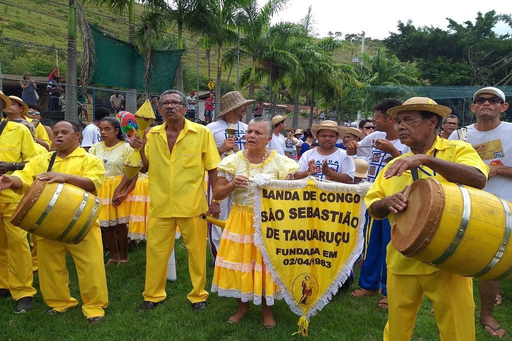 Banda de Congo São Sebastião de Taquaruçu se apresenta em Roda D’Água no próximo sábado (14)