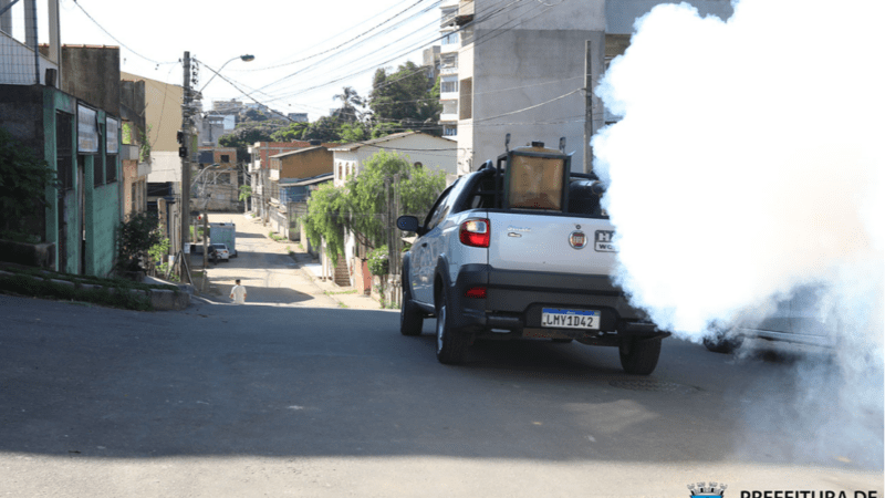 Carro fumacê passa em 37 bairros nesta semana