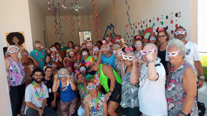 O Carnaval alegrou o Centro de Convivência para a Pessoa Idosa (CCPI), em Jardim América