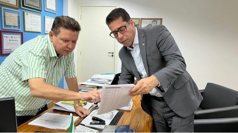 Marcelo Santos e Euclério Sampaio se reúnem para viabilizar obras de contenção de encostas