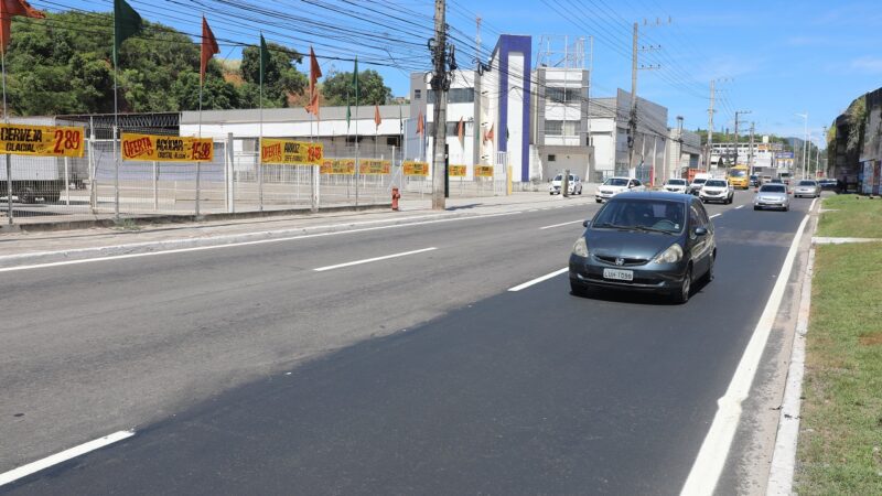 Terceira faixa é liberada na avenida Mário Gurgel