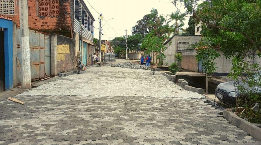 Bairro Vila Batista tem nova pavimentação concluída