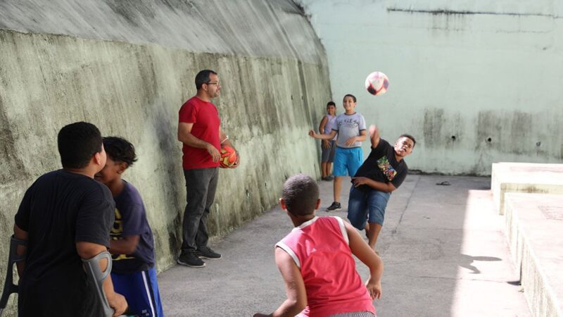 Crianças de Itaquari e Rio Marinho participam de atividades físicas em Unidades de Saúde