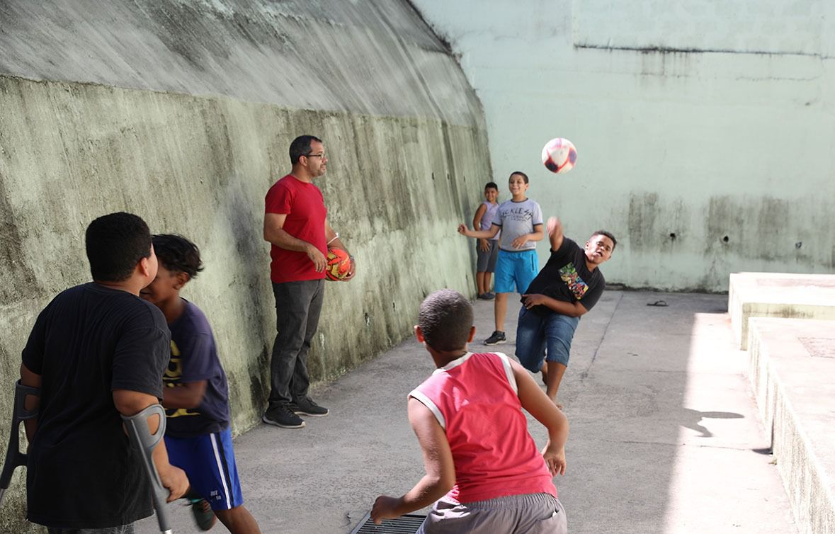 Crianças de Itaquari e Rio Marinho participam de atividades físicas em Unidades de Saúde