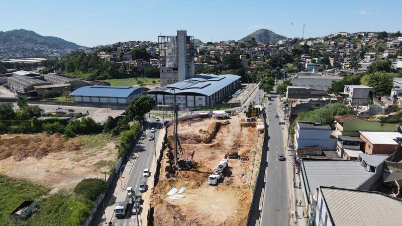 Construção do primeiro Mercado Municipal de Cariacica já está com 20% das obras concluídas