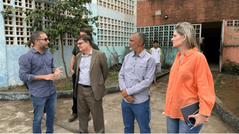 Secretaria de Educação realiza reforma da Escola Municipal em Nova Rosa da Penha