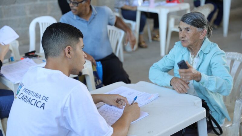 Regularização fundiária: Secretaria de Habitação cadastra moradores em cinco bairros de Cariacica