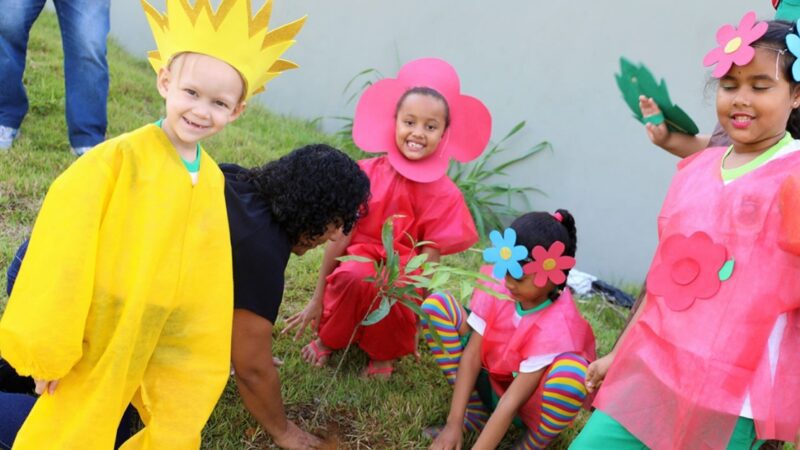 Alunos de Cariacica Celebram o Dia da Árvore com o Plantio de Espécies Nativas nas Escolas