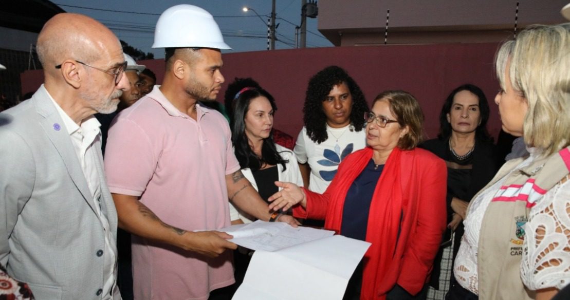 Ministra da Mulher Inspeciona Andamento das Obras da Casa da Mulher Brasileira em Cariacica