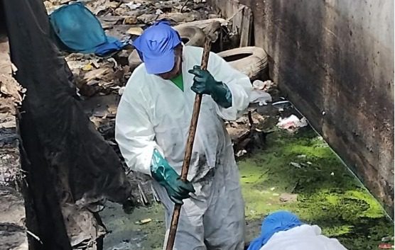 Limpeza Efetiva: Secretaria de Serviços Remove Mais de 40 Toneladas de Resíduos das Canaletas em Vasco da Gama