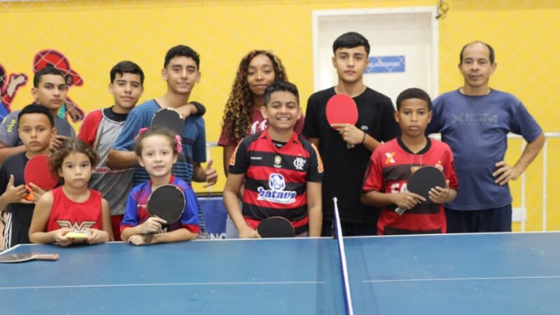 Cariacica promove aulas gratuitas de tênis de mesa para todas as idades