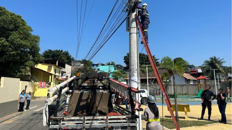 Operação conjunta da Prefeitura de Cariacica e EDP combate ligações clandestinas de energia em Retiro Saudoso